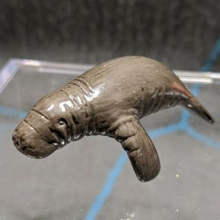 Yowie Florida Manatee Toy Realistic Animal Collectible Mini Figure