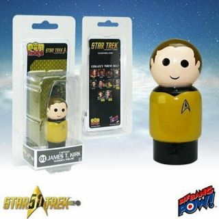 Pin Mates Star Trek Tos 01 Captain James T.  Kirk Bif Bang Pow 03174