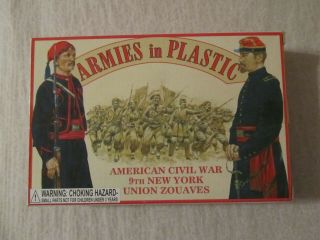 Armies In Plastic American Civil War 9th York Union Zouaves 20 Pack Nip