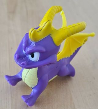 Spyro The Dragon - Toy Figure Nestle 2001 Plastic Roller 2.  5”