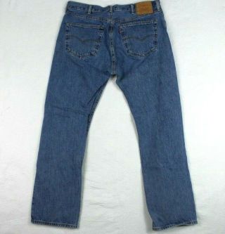 Levi ' s 501 XX Jeans 38X32 Blue Vintage Button Fly Shrink to Fit Thick Denim 2