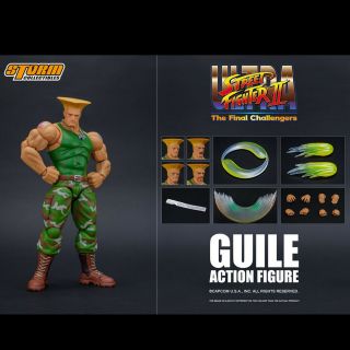 Storm Toys 1/12 Ultra Street Fighter Ii The Final Challenger Guile Figure Model