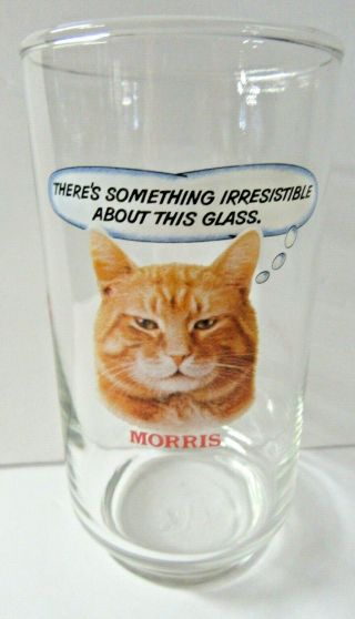 Vintage Morris The Cat Glass Tumbler 9 Lives Catfood Libbey 2