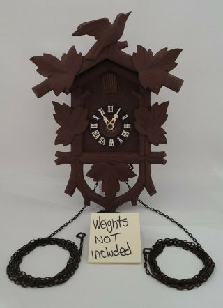 Vintage Black Forest German Cuckoo Clock Hubert - Herr Triberg (no Weigts Pendulum