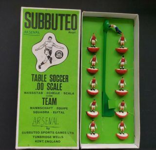 Vintage Subbuteo Team Arsenal / Rotherham 16 Hw