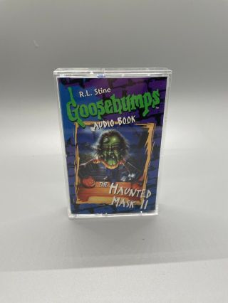 Vintage Goosebumps The Haunted Mask Ii Audiobook Cassette Tape R.  L.  Stine Fresh