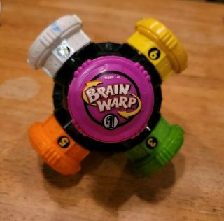 Rare Vintage Brain Warp Handheld Electronic Game 1996 Black Version By Tiger