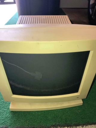 W3) Vintage Apple Macintosh Mac Color Display Monitor M1212 Parts And Repairs