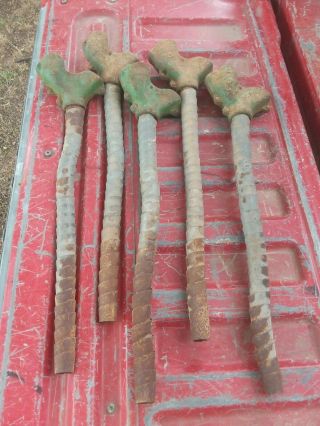 Vintage John Deere Seed Feed Cups And Seed Tubes A10217m