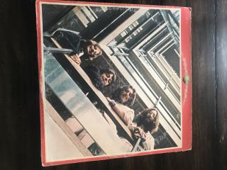 Vintage The Beatles 1962 - 1966 Red Double 2 Lp Vinyl Record Album Apple Records