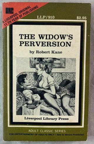 Liverpool Vintage Erotic Adult Paperback Book The Widow 