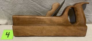 Vintage Antique Wood Moulding Molding Plane Greenfield Tool Co.  With Handle