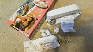 Vintage Bedazzler Rhinestone And Stud Setter Machine - Box And Some Accessories
