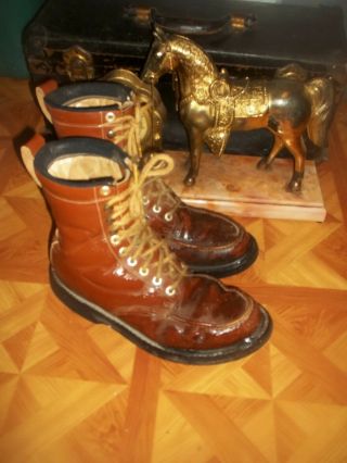 Vintage King Kong Moc - Toe Hunting Boots King Kong Moccasin Farm Chore Boots 8.  5