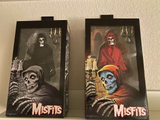 Misfits Neca The Fiend Black & Red (8” Figures) In Boxes (2)