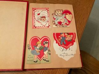 Vintage Scrapbook,  57,  Greeting Cards.  Valentine,  Easter,  Birthday,  1950.