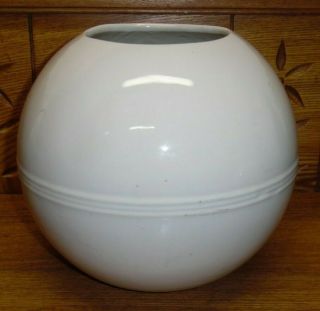 Vintage Tai Trenton Nj Pottery Round Vase / Rose Bowl - 7 3/4 "