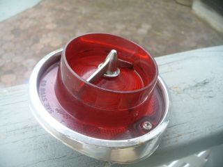 Vintage 1963 Chevy Chevrolet Tail Light Lamp Red Lens Chrome Sae Rb 6 5954196 6