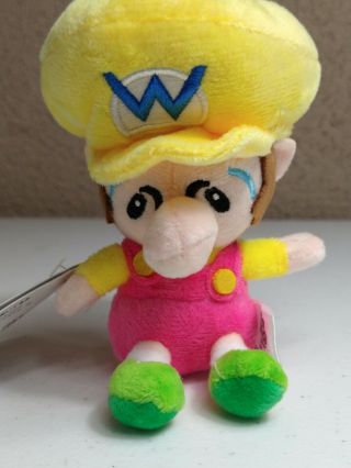 Baby Wario Plush 5.  5 " Mario Bros Character.  Moses Toy Adventure Tiktok&youtube