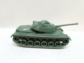 Processed Plastics Tim Mee M48 Patton Army Tank Green Vintage