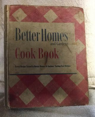 Vintage 1946 Better Homes & Garden Cook Book 10th Edition