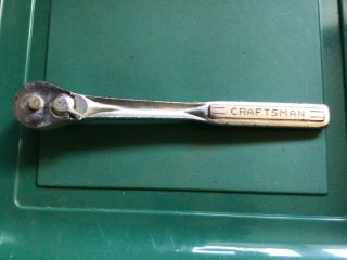 Vintage Craftsman =v= Series 1/2 " Drive Ratchet With Quick Release Usa