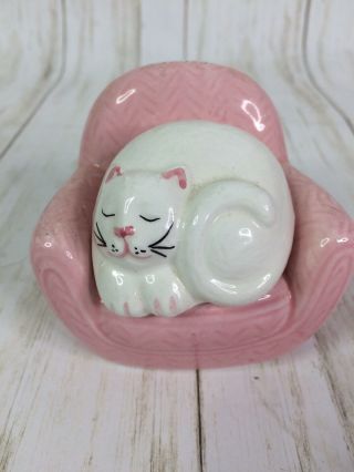 Vintage Salt And Pepper Shaker Cat Kitty Chair Japan Chadwick