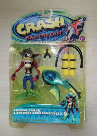 Takara Crash Bandicoot Deep Dive Crash Bandicoot Action Figure
