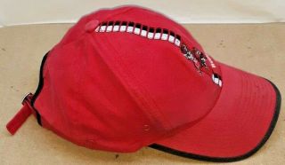 Vtg 90s Red Ncsu north carolina Nc State Wolfpack Hat Cap snapback 3