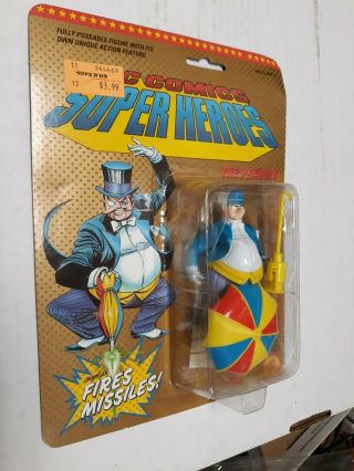 Vintage 1989 Dc Comics Heroes " The Penguin " Toy Biz Action Figure