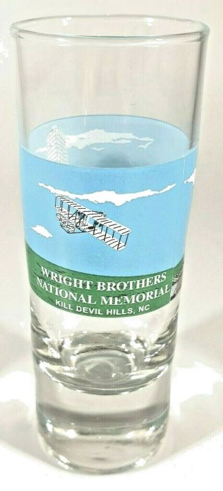 Vintage Wright Brothers National Memorial Shot Glass Collectibles