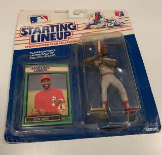 Ozzie Smith St Louis Cardinals Mlb Starting Lineup 1989 Action Figure & Card