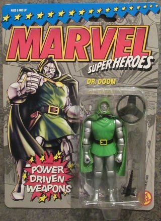 Marvel Heroes Dr.  Doom Action Figure 1990 Toybiz