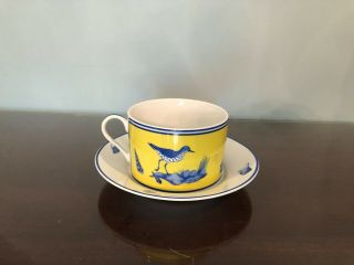 Vintage 1988 Lynn Chase Costa Azzurra Cup And Saucer In