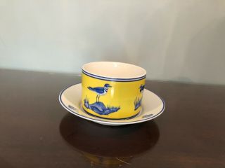 Vintage 1988 Lynn Chase Costa Azzurra Cup And Saucer In 2
