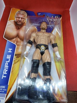 Triple H Wwe Mattel Basic Superstar Wrestling Action Figure Bin B8