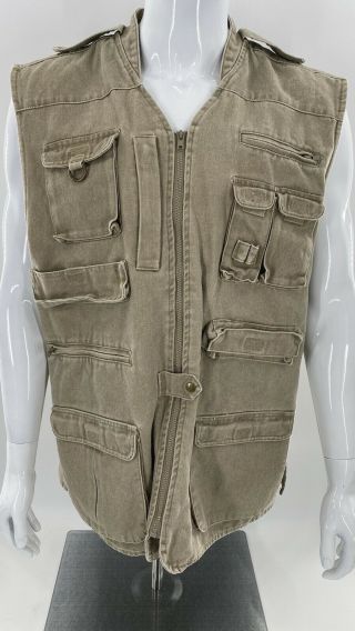 Vintage Colorado Men’s Fishing Hunting Outdoor Vest Size Large Fly Fishing