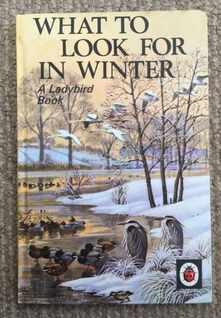 Vintage Ladybird What To Look For In Winter Nature Book Series 536 Vgc 18p Net.