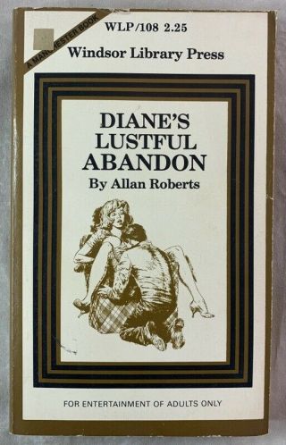 Windsor Vintage Erotic Adult Paperback Book Diane 