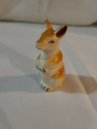 3 " Vintage Kangaroo Single Salt/pepper Shaker Ceramic Made In Japan