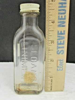 Vintage Sloan’s Liniment Bottle With Applicator