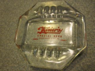 Vintage 1963 Beer Ashtray - Kaier 