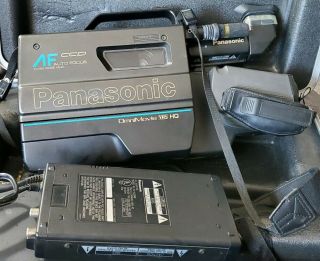 Panasonic Omnimovie Vhs Af Hq Ccd Pv - 320d Vintage Video Camera Recorder Movie