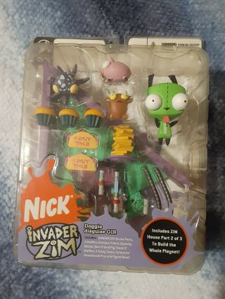 Invader Zim Paliside Toys Hot Topic Action Figure 2005 - Doggie Disguise Gir Cib