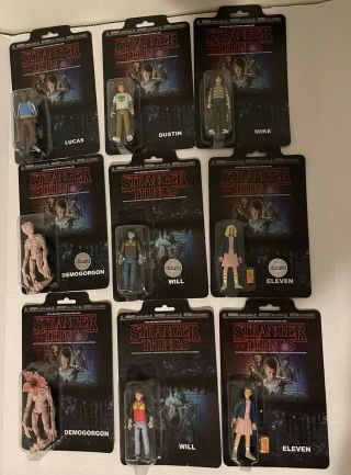 Complete Set With Chases Stranger Things Funko Action Figures 2017 Netflix