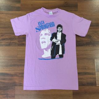 Vintage 1984 Rick Springfield World Tour Shirt Mens Size Medium 80s Rock Concert