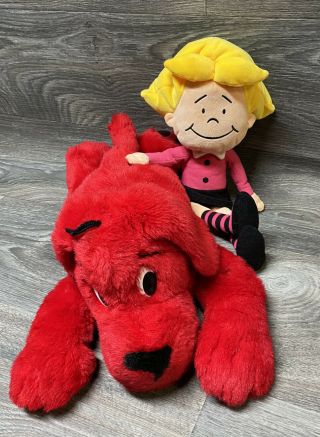 Clifford The Big Red Dog And Emily Elizabeth Plush Stuffed Animal