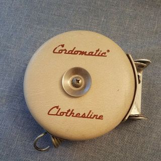 Vintage Cordomatic Clothesline Reel Old Clothes Dryer
