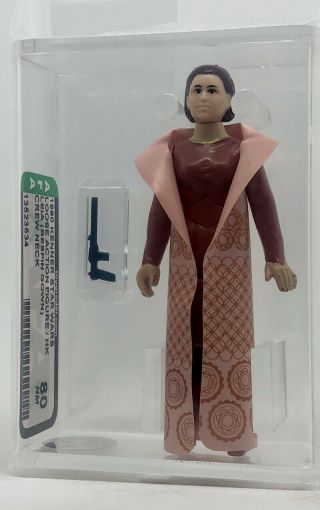 Kenner Star Wars Princess Leia Bespin Gown Crew Neck Afa 80 Loose Case Style