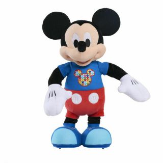 Disney Junior Mickey Mouse Hot Dog Dance Break Mickey Plush Interactive Toy